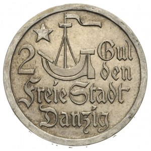 2 guldeny 1923, Utrecht, Koga, Parchimowicz 63.b, monet...