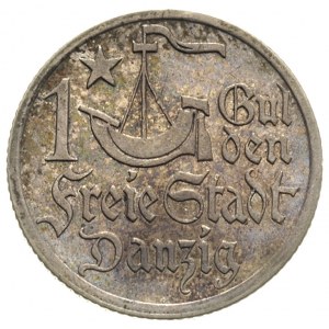 gulden 1923, Utrecht, Koga, Parchimowicz 61.a, ładny, p...