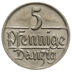 5 fenigów 1923, Berlin, Parchimowicz 55.a, piękne