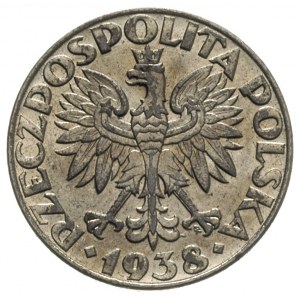 50 groszy 1938, Parchimowicz 12.a (żelazo niklowane), p...