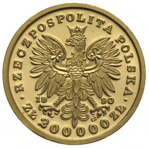 200.000 złotych 1990, Solidarity Mint USA, Tadeusz Kośc...