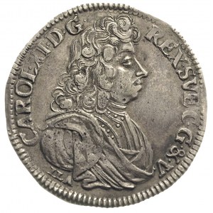 2/3 talara (gulden) 1690, Szczecin, odmiana napisu CARO...