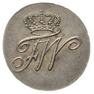 odbitka w srebrze 1/2 krajcara 1789, Wrocław, 2.77 g, F...
