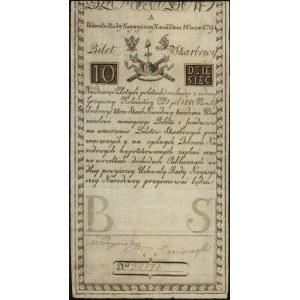 10 złotych polskich 8.06.1794, seria A, Miłczak A2, Luc...