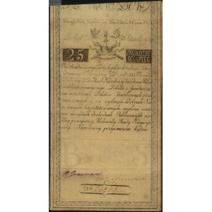 25 złotych polskich 8.06.1794, seria A, Miłczak A3, Luc...