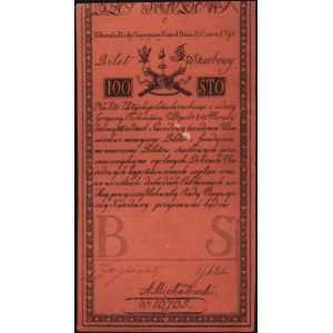 100 złotych polskich 8.06.1794, seria C, Miłczak A5, Lu...