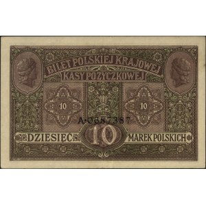 10 marek polskich 9.12.1916, \Generał, \Biletów, seria...
