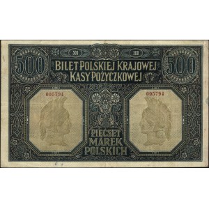 500 marek polskich, 15.01.1919, Miłczak 17, Lucow 312 (...
