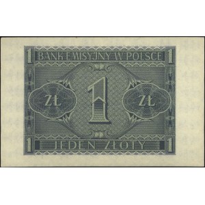 1 złoty 1.03.1940, seria B, Miłczak 91, Lucow 766 (R2),...