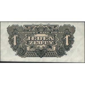 1 złoty 1944, seria EO, \obowiązkowym, Miłczak 105a