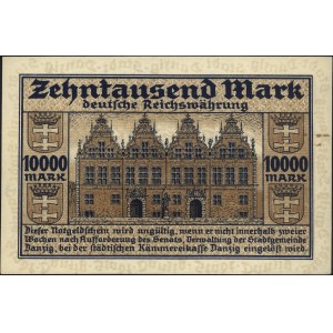 10.000 marek 20.03.1923, Miłczak G5, Ros. 796, Podczask...