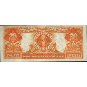 20 dolarów 1922, Gold Certificate, podpisy Speelman i W...