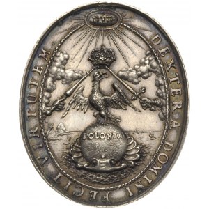 Michał Korybut Wiśniowiecki, medal autorstwa Johanna Hö...
