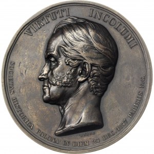 Adam Czartoryski, medal autorstwa Barre’a wybity w 1847...