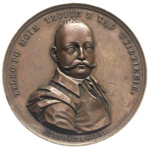 Tadeusz Reytan, medal autorstwa F. Belowa ofiarowany po...
