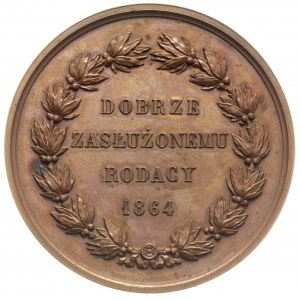 Aleksander Fredro, medal autorstwa Barre’a wybity 1864 ...