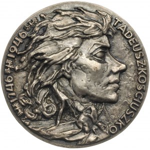 Tadeusz Kościuszko, medal autorstwa Franciszka Kalfasa ...