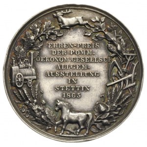 medal nagrodowy sygnowany G. LOOS D. w okazji wystawy w...