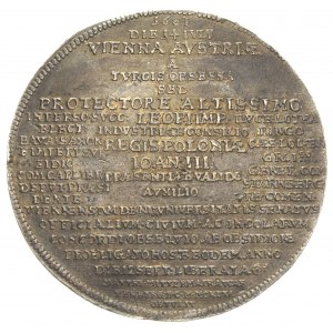 Leopold I 1640-1705, talar medalowy 1683, wybity z okaz...