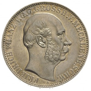 Fryderyk Franciszek II 1842-1883, talar 1864, Berlin, T...