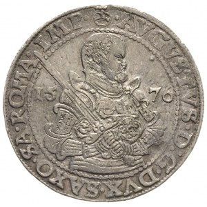 August 1553-1586, talar 1576, Drezno, Dav. 9798, Keilit...