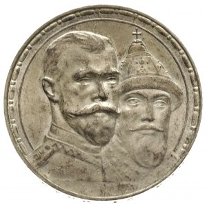 rubel pamiątkowy 1913, Petersburg, wybity na 300-lecie ...