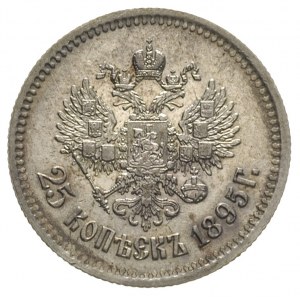 25 kopiejek 1895, Petersburg, Kazakov 13