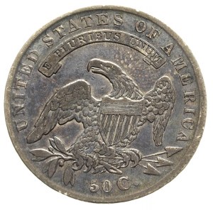 50 centów 1834, małe cyfry daty, patyna