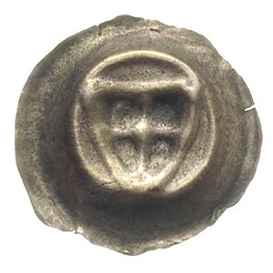 brakteat ok. 1307-1318, Tarcza z krzyżem, 0.20 g, BRP P...