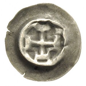 brakteat ok. 1364-1379; Krzyż grecki, 0.11 g, BRP Prusy...