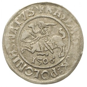 grosz 1506, Głogów, Fbg. 296, moneta królewicza Zygmunt...