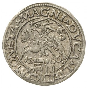 grosz na stopę polską 1566, Tykocin, moneta bez herbu J...