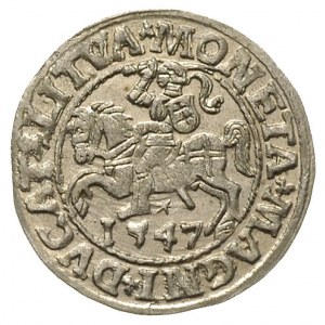 półgrosz 1547, Wilno, Ivanauskas 4SA34-12, piękny