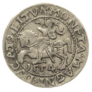 półgrosz 1554, Wilno, Ivanauskas 4SA51-16, T. 12, rzadk...