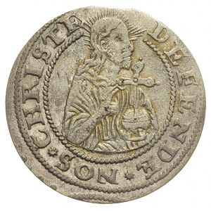grosz oblężniczy 1577, Gdańsk, moneta \bez kawki\ wybi...