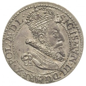 szóstak 1599, Malbork, mała głowa króla i bez kropki pr...
