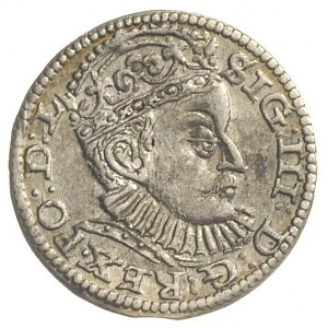 trojak 1598, Ryga, duża głowa króla, Iger R.88.2.a (R1)...