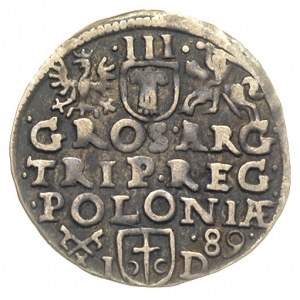 trojak 1589, Poznań, Iger P.89.1.b, patyna