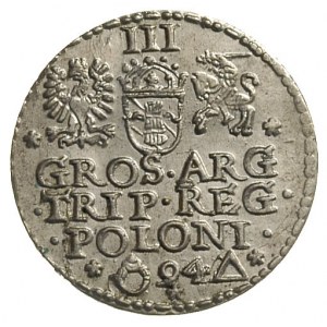 trojak 1594, Malbork, Iger M.94.1.a, piękny