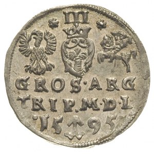 trojak 1595, Wilno, Iger V.95.1.b, Ivanauskas 5SV40-19,...