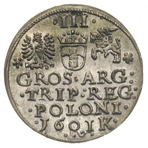trojak 1601, Kraków, popiersie króla w lewo, Iger K.01....