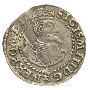 grosz 1597, Poznań, odmiana z datą pomiędzy pięcioma he...