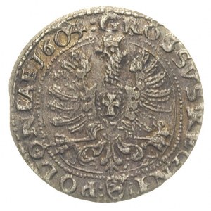 grosz 1604, Kraków, odmiana z herbem Lewart pod Orłem, ...