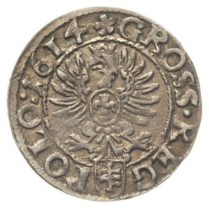 grosz 1614, Kraków, ładny, patyna