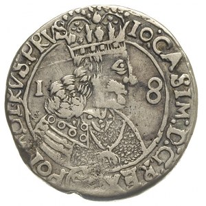ort 1656, Lwów, odmiana z małą głową króla, T.4, charak...