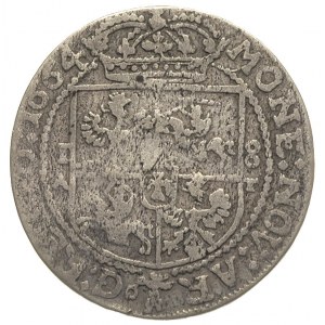 ort 1664, Kraków, rzadszy rocznik, patyna
