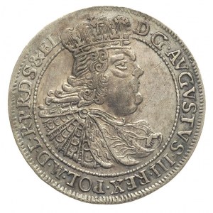 ort 1758, Gdańsk, H-Cz. 2932 (R6), T. 40, moneta z 20 a...