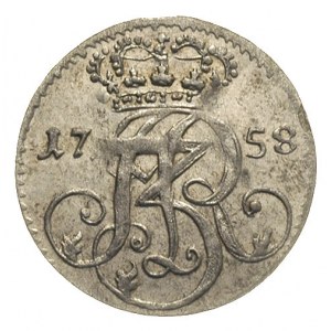 trojak 1758, Gdańsk, Iger G.58.1.a (R), bardzo ładny