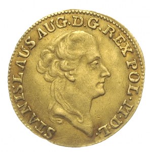 dukat 1791, Warszawa, Aw: Głowa króla w prawo, napis wo...