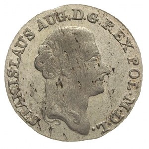 złotówka 1793, Warszawa, Plage 301, wada blachy, justow...